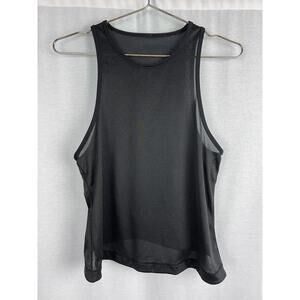 Lululemon Top Squad Goals Tank Black Trinity Mesh Breathable Running Yoga Active
